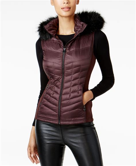 macys michael kors vest|michael kors jackets sale.